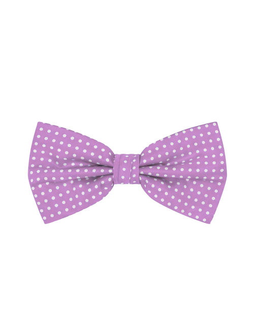 Jacob Alexander Polka Dot Print Men's Polka Dotted Pretied Bowtie