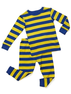 Striped Kids & Toddler Boys Pajamas 2 Piece Pjs Set 100% Cotton Sleepwear (Toddler-14 Years)