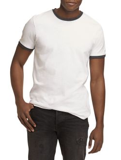 Men's Essential Dri-Power Ringer T-Shirt with 30  UPF