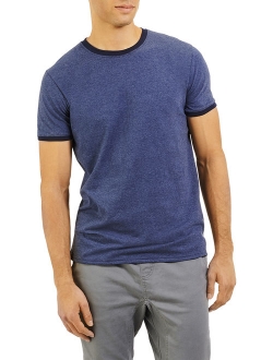 Men's Essential Dri-Power Ringer T-Shirt with 30  UPF