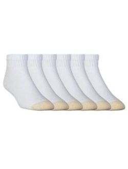 Men's Full Cushion Cotton Quarter Socks, 6 Pairs