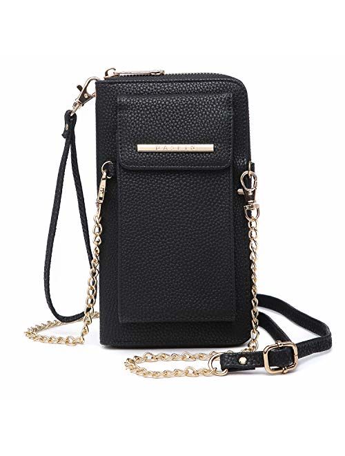 Cellphone Wallet Purse Phone Pouch Wristlet Clutch Crossbody Shoulder Bag - 12 Slots