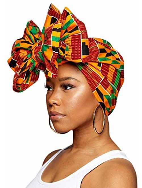 Novarena 30 Solid Colors Soft Stretch Headwraps Headband Long Hair Head Wrap Scarf Turban Tie Jersey Knit African head wraps