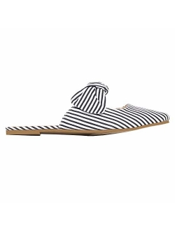 Rohb by Joyce Azria Maison, Soho & Jolie Pointed Toe Flat Backless Slip On Slide Mules for Women