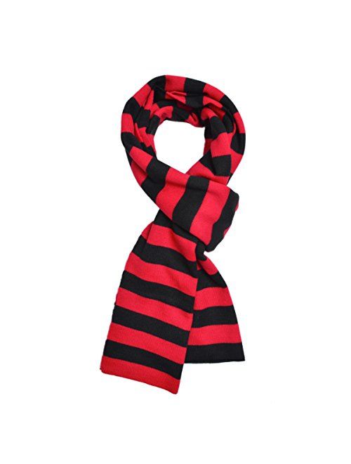 TrendsBlue Premium Soft Knit Striped Scarf - Different Colors Available