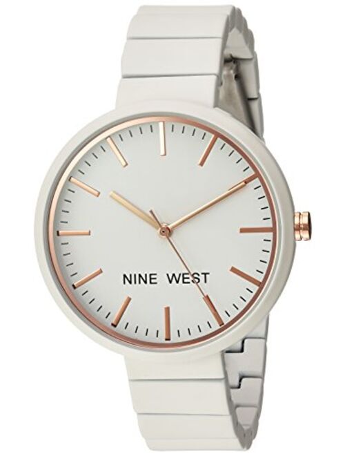 Nine West Women's NW/2012 Rubberized Bracelet Watch