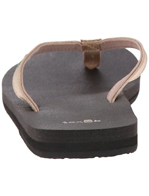 Sanuk Women's Yoga Joy Metallic Flip-Flop