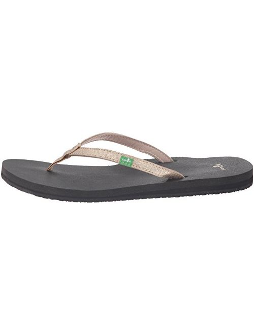 Sanuk Women's Yoga Joy Metallic Flip-Flop