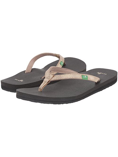 Sanuk Women's Yoga Joy Metallic Flip-Flop