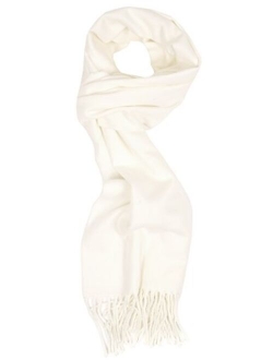 Unisex Warm Soft Cashmere Feel Solid Color Fall Winter Scarf