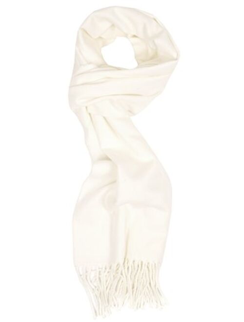 Unisex Warm Soft Cashmere Feel Solid Color Fall Winter Scarf