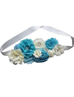 nania maternity pregnancy sash for Mon to be baby shower sash flower sash