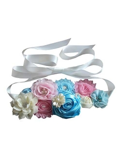 nania maternity pregnancy sash for Mon to be baby shower sash flower sash