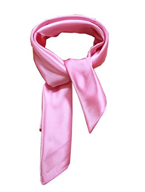 nania Silk square scarf pure color head scarf blend neckerchief