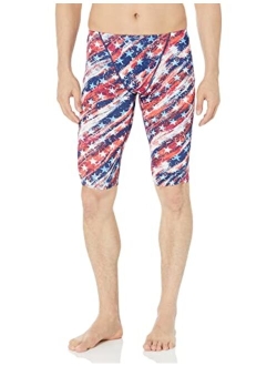 Sport Men's Solid Durafast Jammer Swim Suit