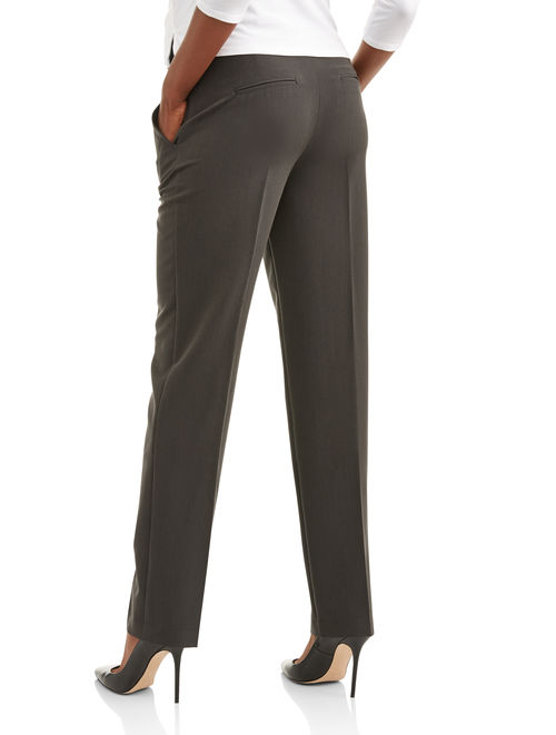 Maternity Oh! Mamma Straight Leg Career Pant with Full Panel (Available in Plus Sizes)