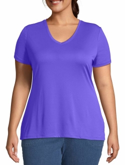 Women's Plus Size Active Cool Dri Performance V-neck