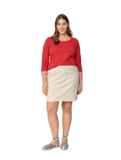 Ellos Plus Size Chino Skort Pants