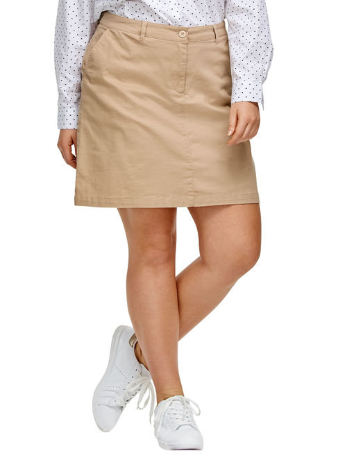 Ellos Plus Size Chino Skort Pants