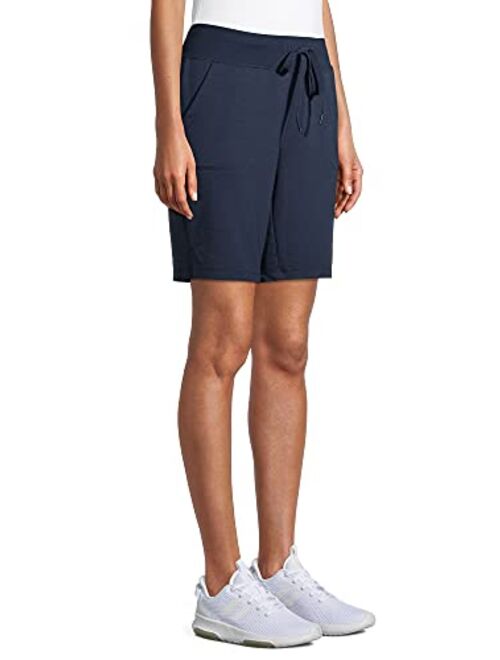 Athletic Works Women's Athleisure 7" Bermuda with Pockets and Side Vents