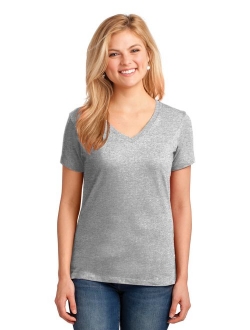 Port & Company Womens V-Neck Fashion T-Shirts