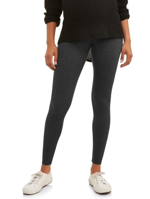 Oh! Mamma Maternity Full Panel Leggings - Available in Plus Sizes