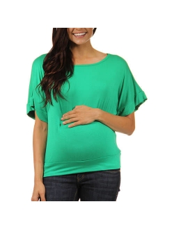 24/7 Maternity Women's Banded Dolman Top