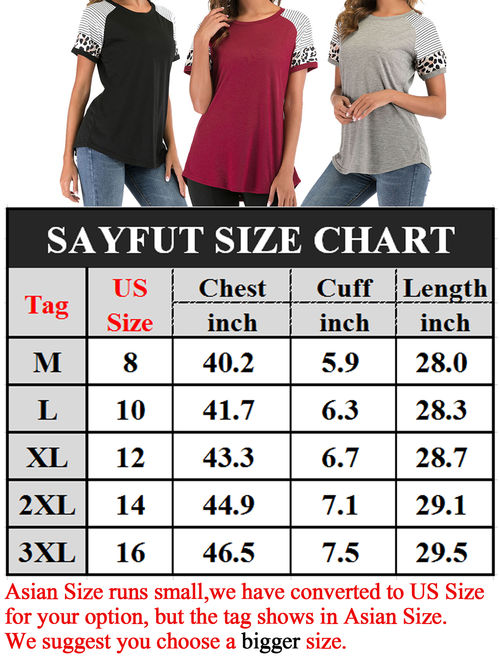 SAYFUT Round Neck Short Sleeve Shirts For Womens Striped Shirt Maternity Fashion Blouse Tops Casual T-Shir,Plus Size M-3XL/Red/Black/Gray