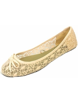 Shoes 18 Womens Canvas Crochet Slip on Shoes Flats