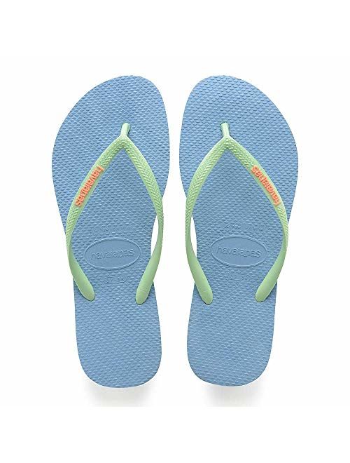 Havaianas Women's Slim Logo Pop Up Multicolored Flip-Flop Sandals