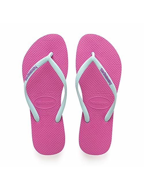 Havaianas Women's Slim Logo Pop Up Multicolored Flip-Flop Sandals