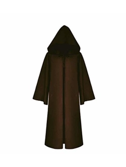 Cos2be Medieval Priest Monk Robe-Hooded Cap Cloak