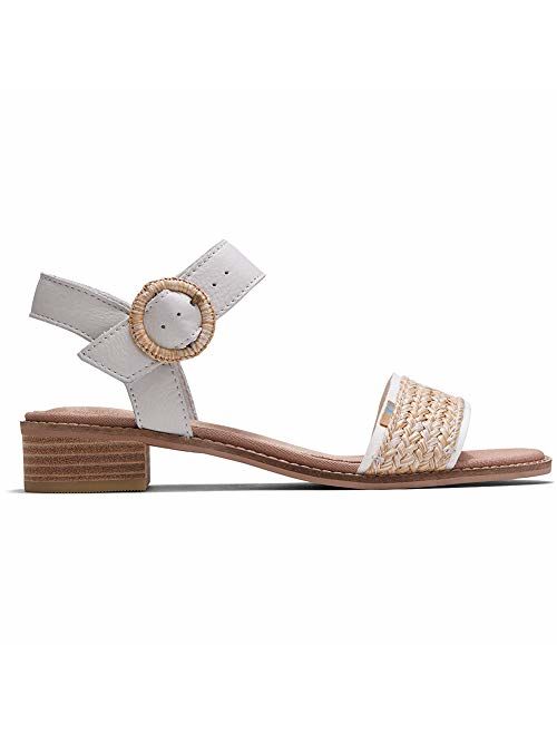 TOMS Womens Camilia Open Toe Special Occasion Ankle Strap Sandals