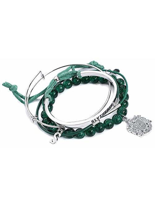 Harry Potter Slytherin Arm Party Bracelet Set