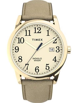 Women's Easy Reader Date Leather Strap 38mm Watch