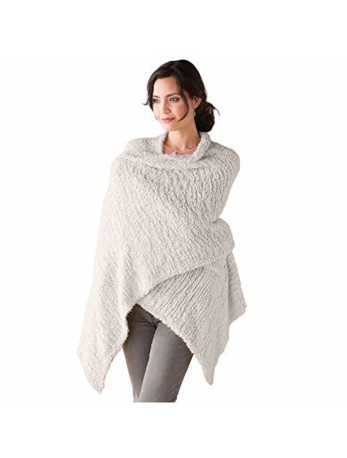 Women's One Size Soft Knit Nylon Giving Shawl Wrap in Gift Box