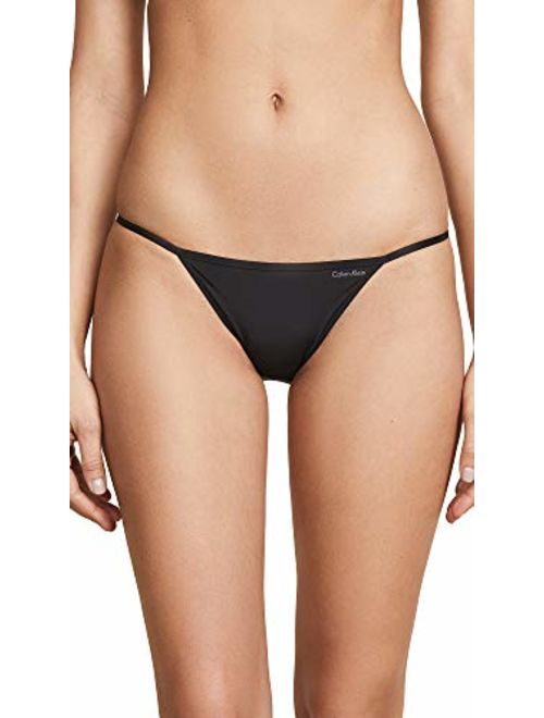 Calvin Klein Underwear Women's Sleek String Bikini Panties