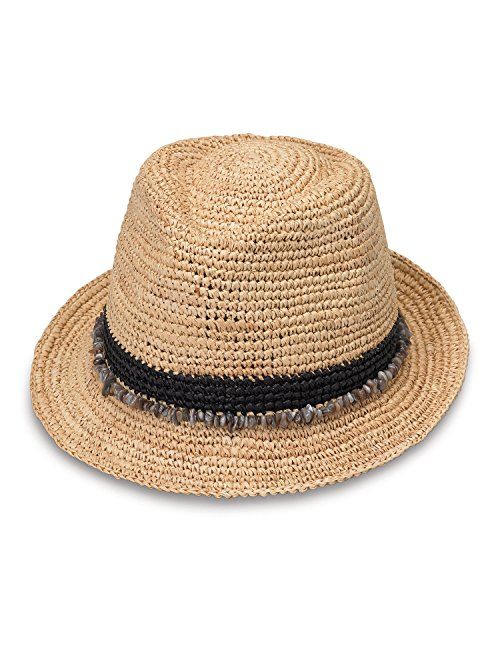 Wallaroo Hat Company Tahiti Trilby Two-Toned Sun Hat, Packable, Adjustable, Modern Style, Designed in Australia