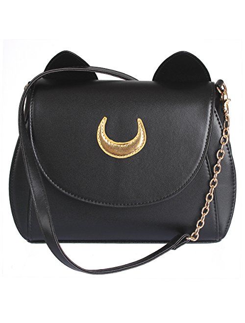 AKStore Women Handbag Cosplay Sailor Moon 20th Tsukino Usagi PU Leather Girls Handbag Shoulder Bags