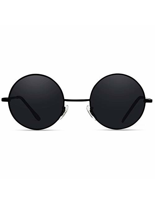 New Retro Vintage Lennon Inspired Round Metal Small Circle Sunglasses