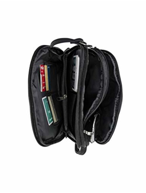 MultiSac North South Mini Zip Around Crossbody Bag