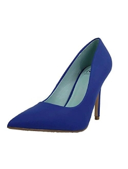 Delicious Women's Cindy Pointy Toe Classic Stiletto Pump