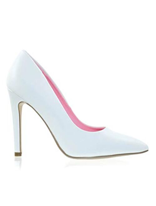 Delicious Women's Cindy Pointy Toe Classic Stiletto Pump