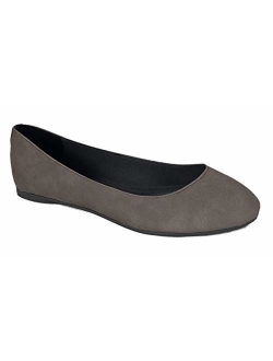 Womens Round Toe Ballet Flat Shoes