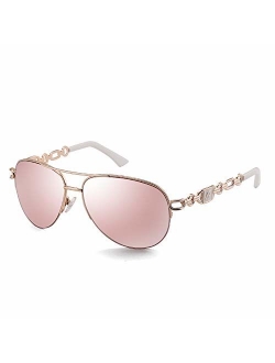 Classic Aviater Sunglasses For Women Men Metal Frame Mirrored Lens Driving Fashion UV400 Glasses 0257