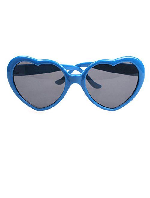 Armear Women Fashion Oversized Heart Shaped Retro Sunglasses Cute Eyewear UV400