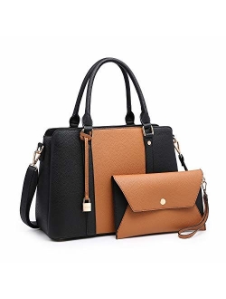 Women Medium Adorable Handbags and Purses Ladies Shoulder Bag Hobo Bag Top Handle Satchel Tote Work Bag with Wallet Wristlet