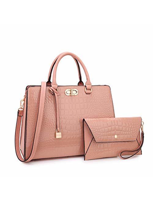 Mkp Collection Women Medium Adorable Handbags and Purses Ladies Shoulder Bag Hobo Bag Top Handle Satchel Tote Work Bag with Wallet Wristlet