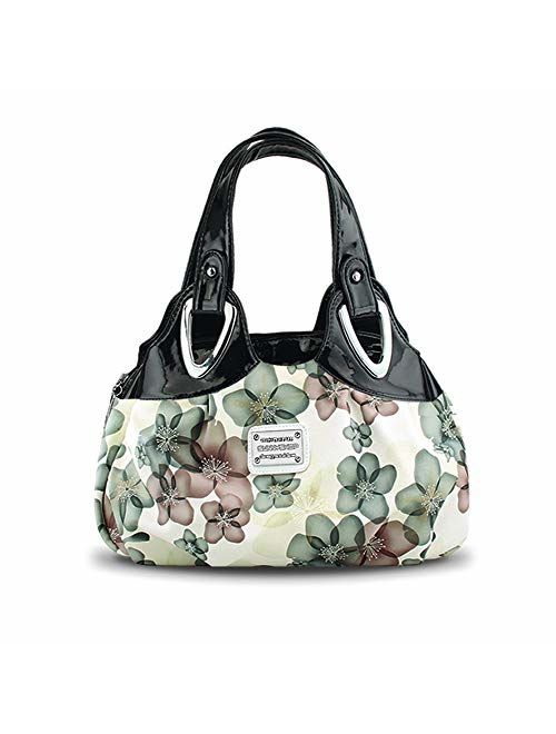 Medium Size Handbag For Ladies, Panzexin New Fashion Print Floral Bag Top Handle Handbags For Women