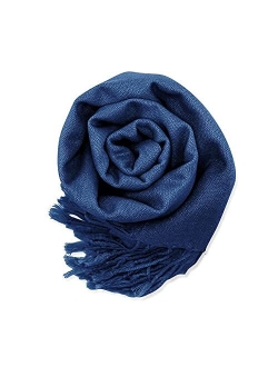 GEARONIC TM Women's Soft Pashmina Scarf Winter Shawl Wrap Scarves Lady Fashion in Solid Colors